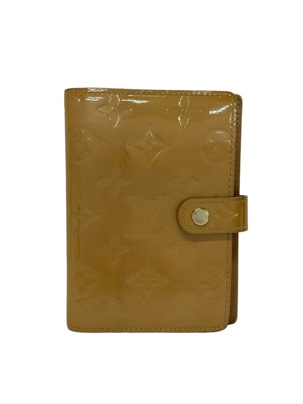 Louis Vuitton Agenda Monogram Vernis PM Noisette Leather